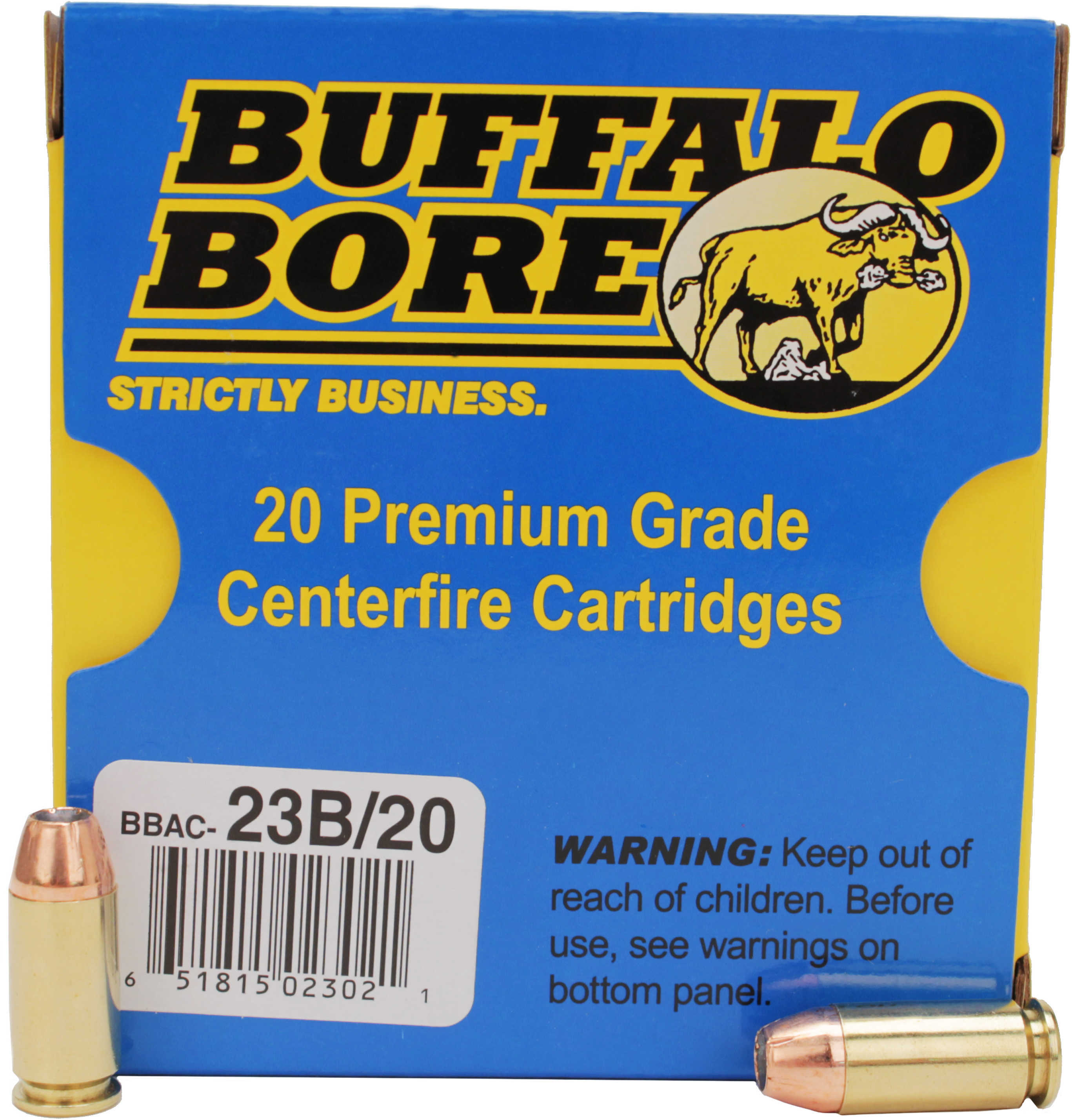 40 S&W 20 Rounds Ammunition Buffalo Bore 180 Grain Hollow Point