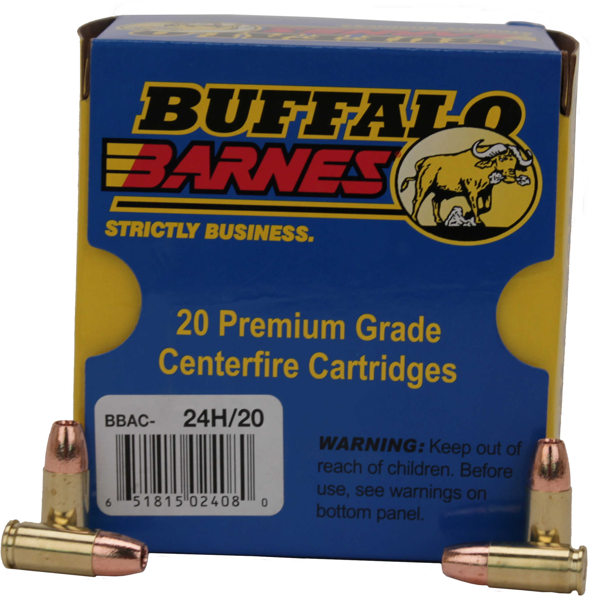 9mm Luger 20 Rounds Ammunition Buffalo Bore 115 Grain Hollow Point