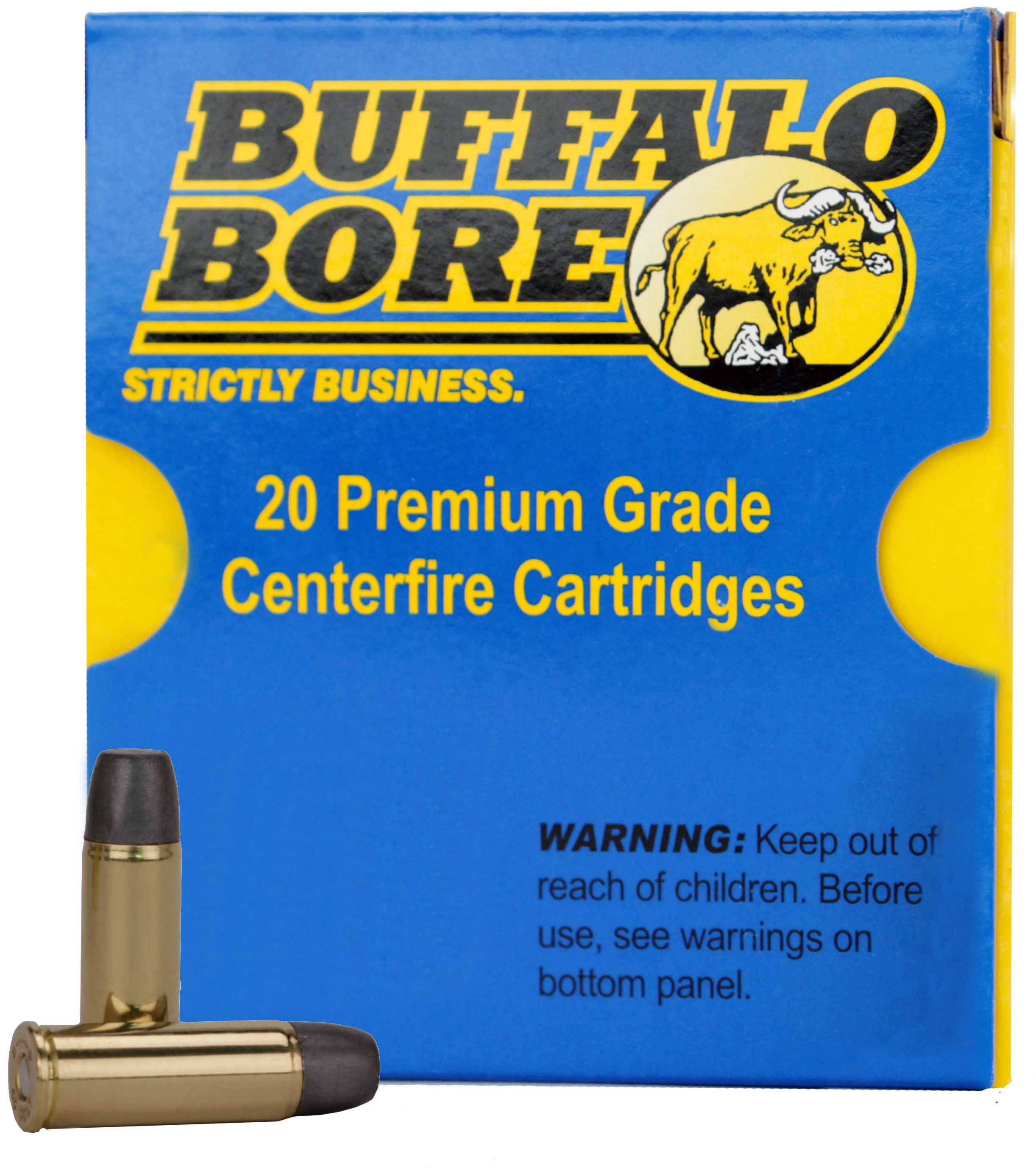 38 Super Automatic 20 Rounds Ammunition Buffalo Bore 124 Grain Hollow Point