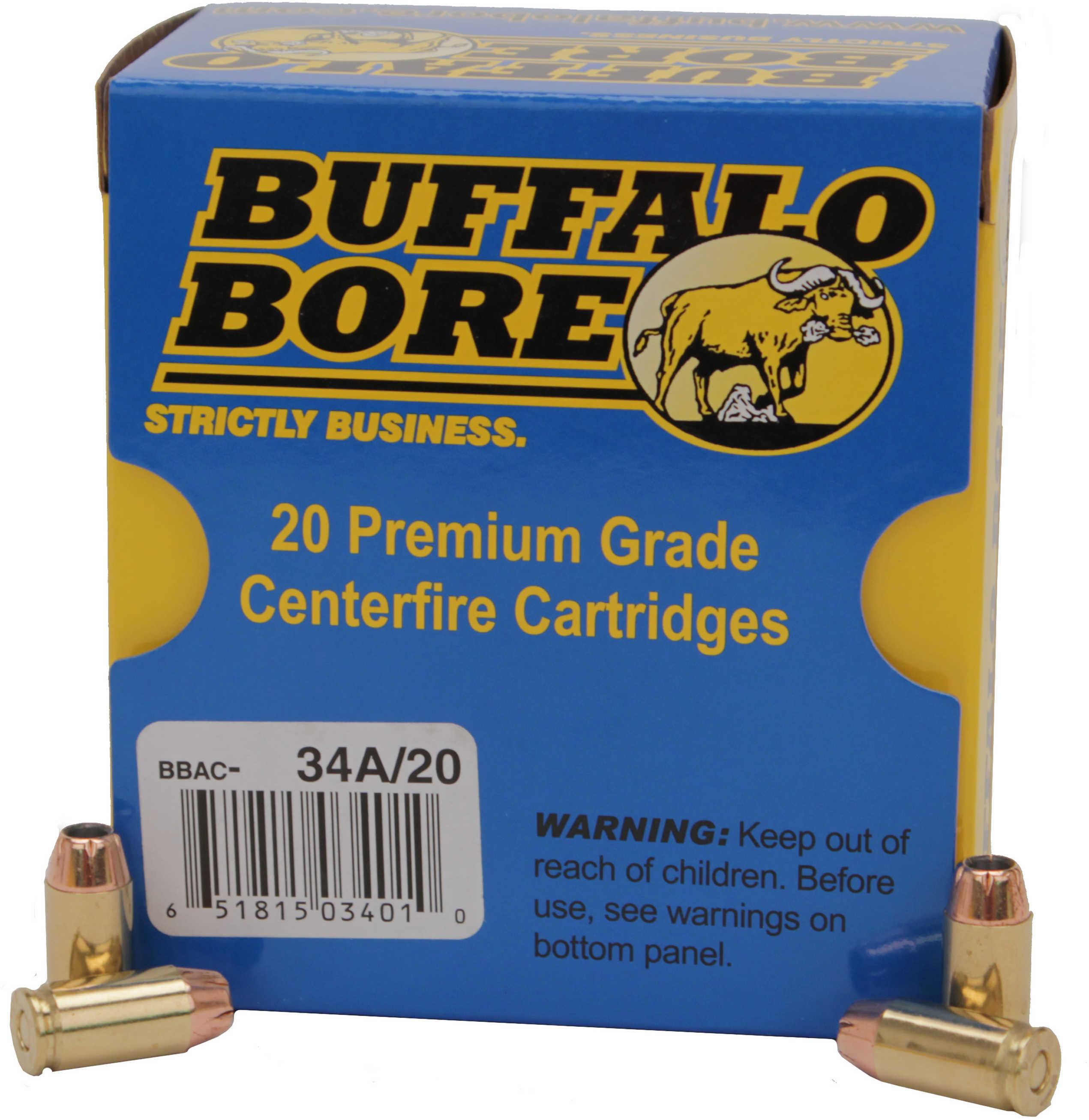 9mm Makarov 20 Rounds Ammunition Buffalo Bore 95 Grain Hollow Point