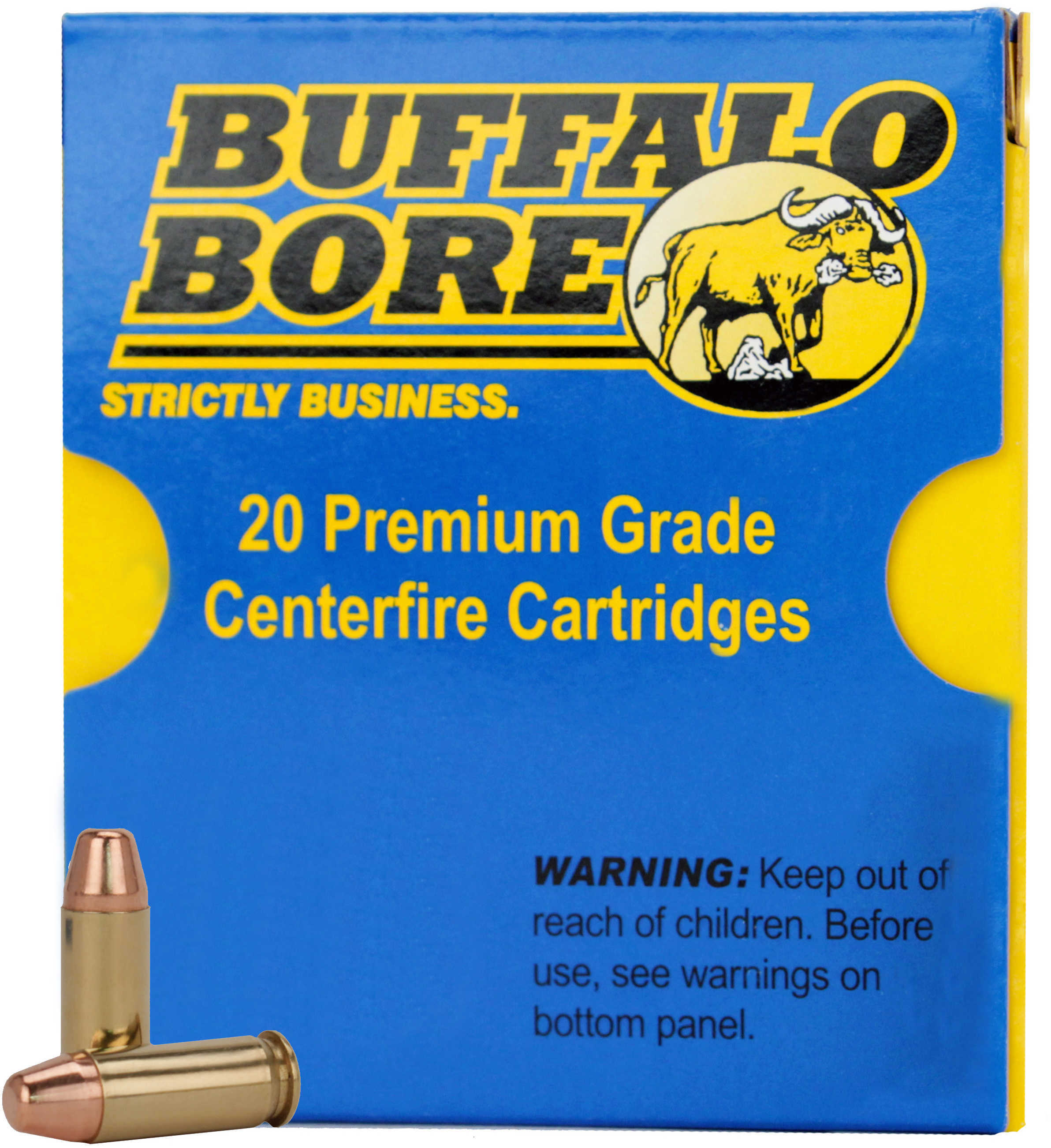 9mm Makarov 20 Rounds Ammunition Buffalo Bore 115 Grain Lead