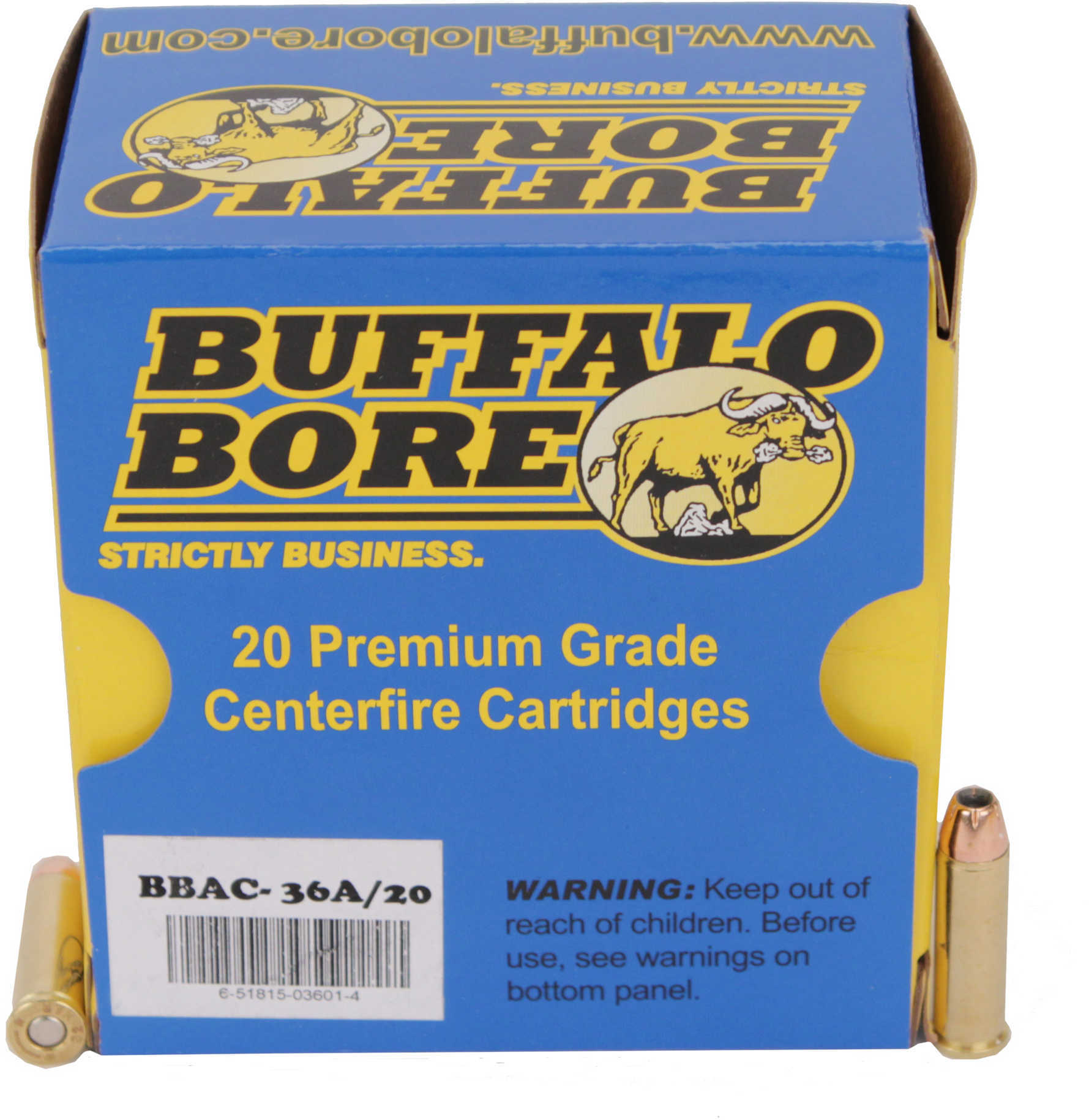32 H&R MAG 20 Rounds Ammunition Buffalo Bore 100 Grain Hollow Point