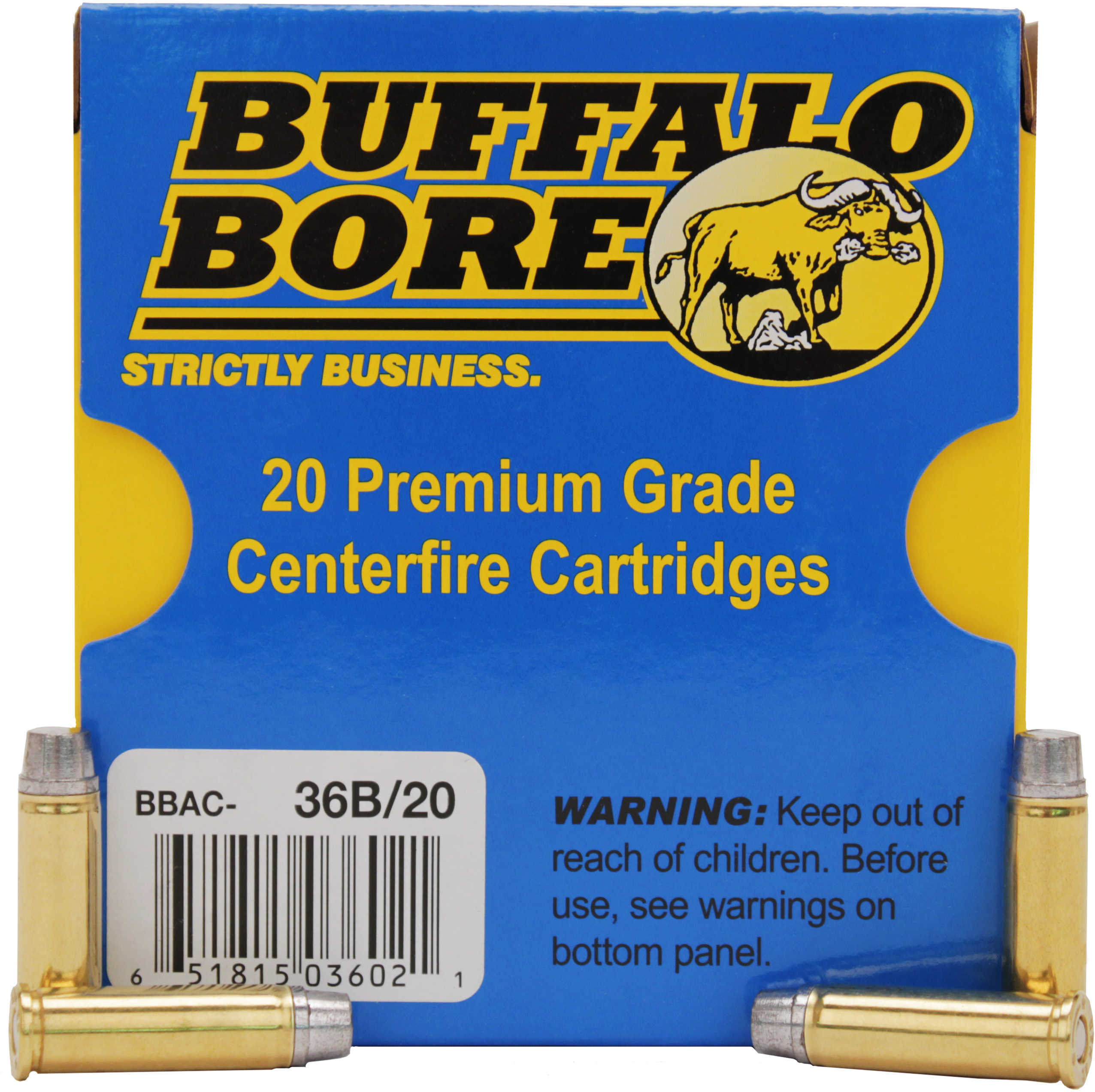 32 H&R MAG 20 Rounds Ammunition Buffalo Bore 130 Grain Lead