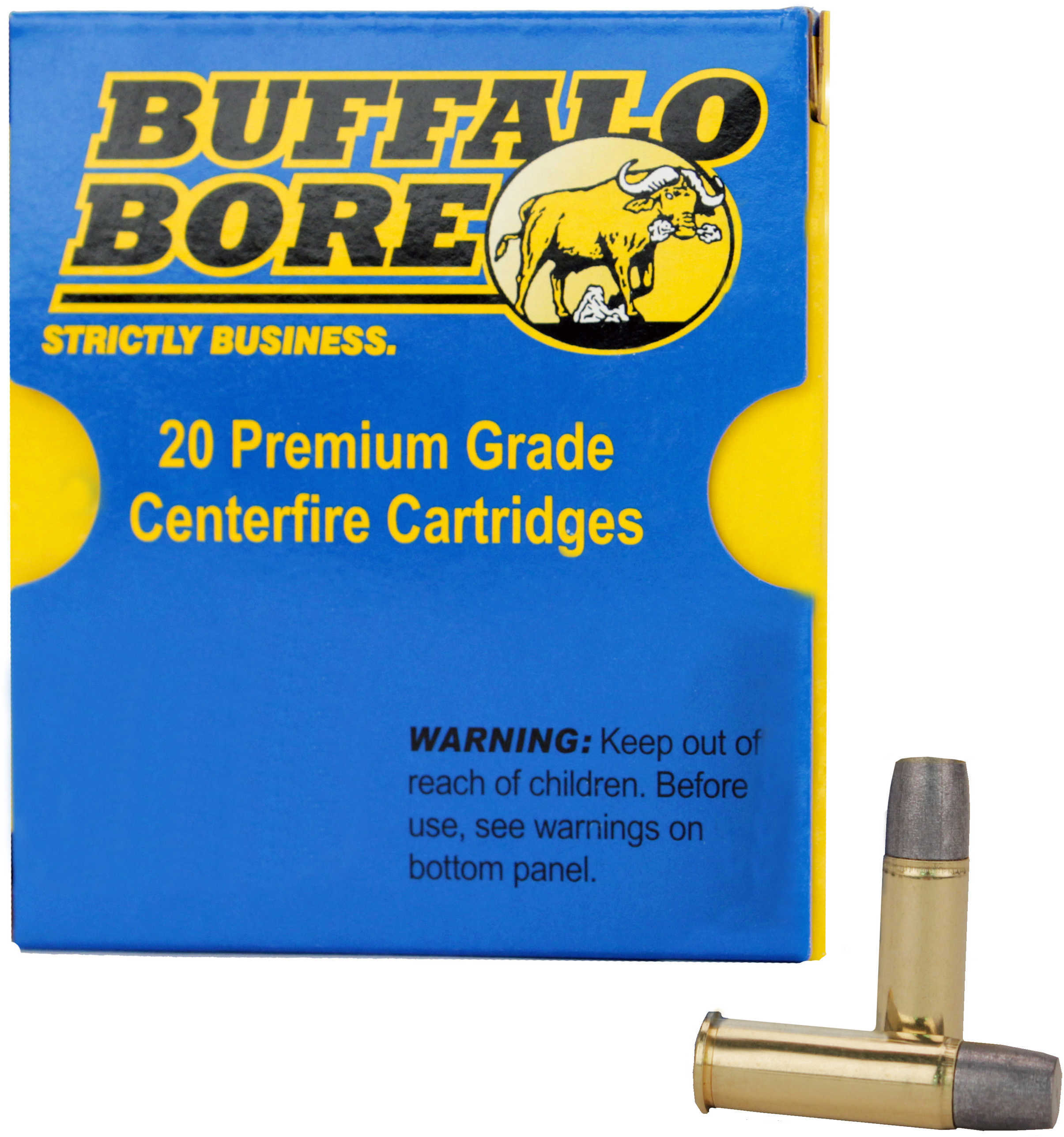 44 Rem Magnum 20 Rounds Ammunition Buffalo Bore 340 Grain Lead