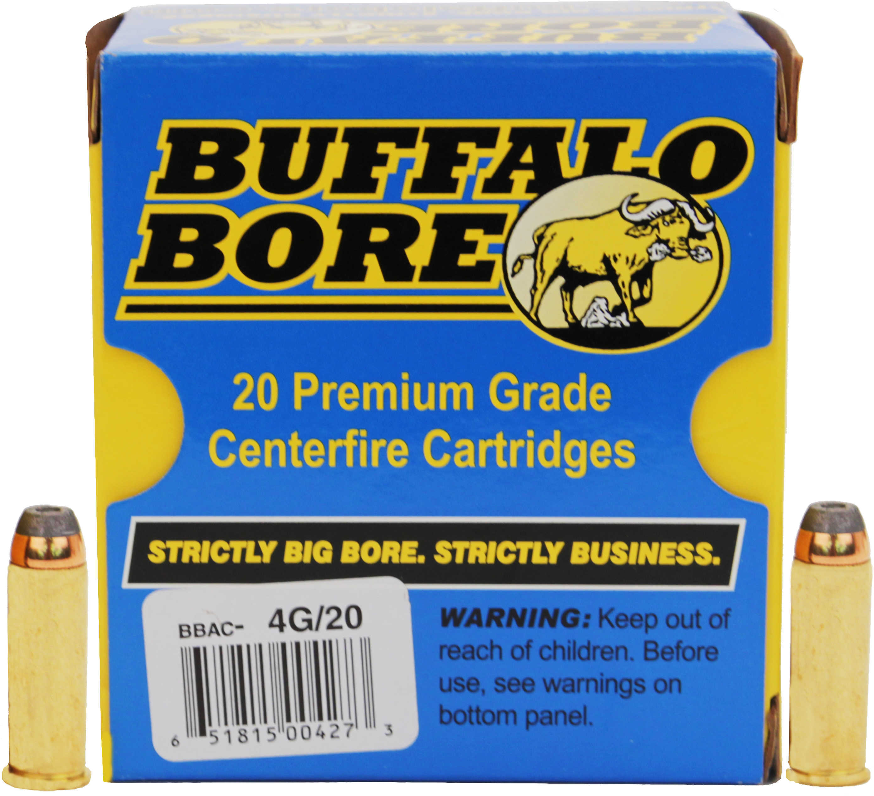 44 Rem Magnum 20 Rounds Ammunition Buffalo Bore 240 Grain Hollow Point