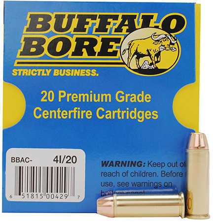 44 Rem Magnum 20 Rounds Ammunition Buffalo Bore 180 Grain Hollow Point