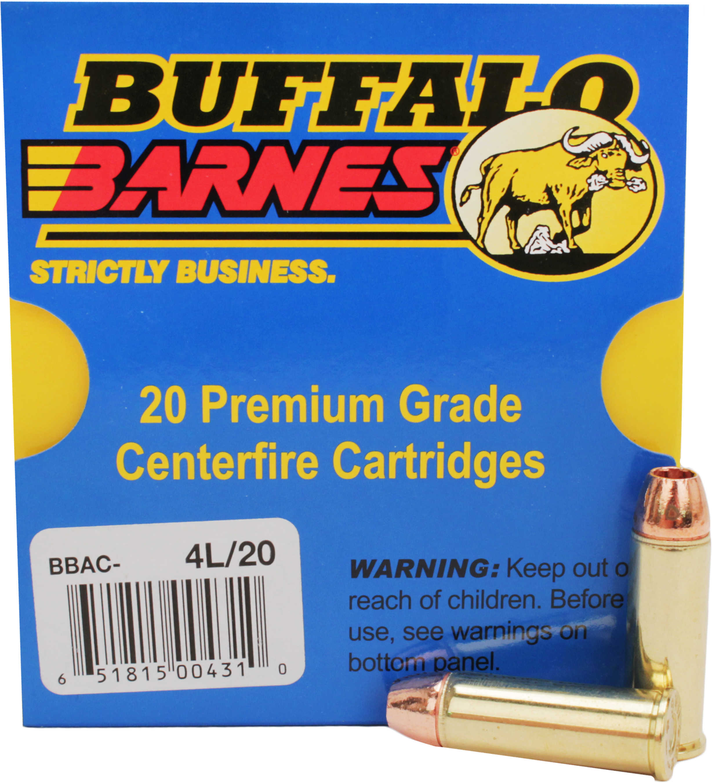 44 Rem Magnum 20 Rounds Ammunition Buffalo Bore 225 Grain Hollow Point
