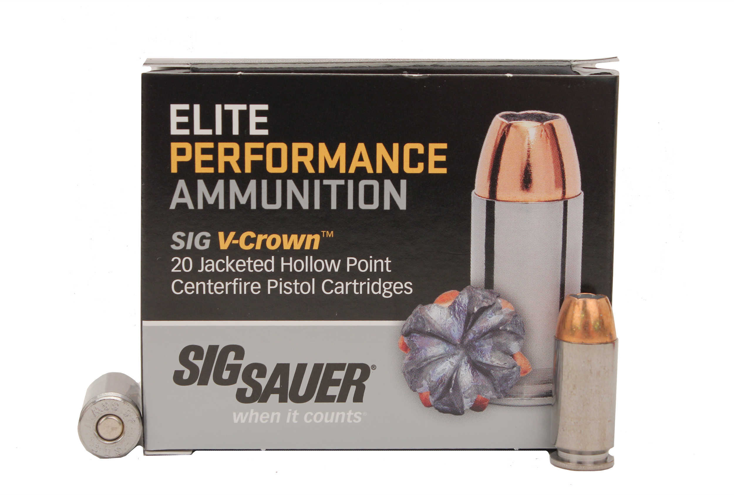 40 S&W 20 Rounds Ammunition Sig Sauer 165 Grain Hollow Point