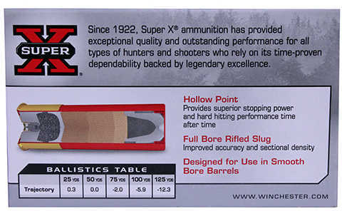 12 Ga Lead-Slug oz 2-3/4" 5 Rds Winchester Shotgun Ammo-img-1