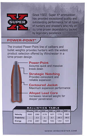 308 Winchester 180 Gr Soft Point Ammo - 20 Rounds for Hunting Power