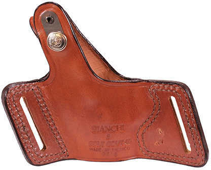 Bianchi 5 Black Widow Leather Holster Plain Tan, Size 10, Right Hand 12843