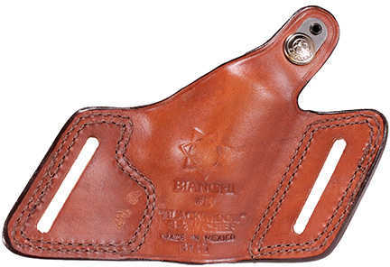 Bianchi 5 Black Widow Leather Holster Plain Tan, Size 01, Right Hand 12961