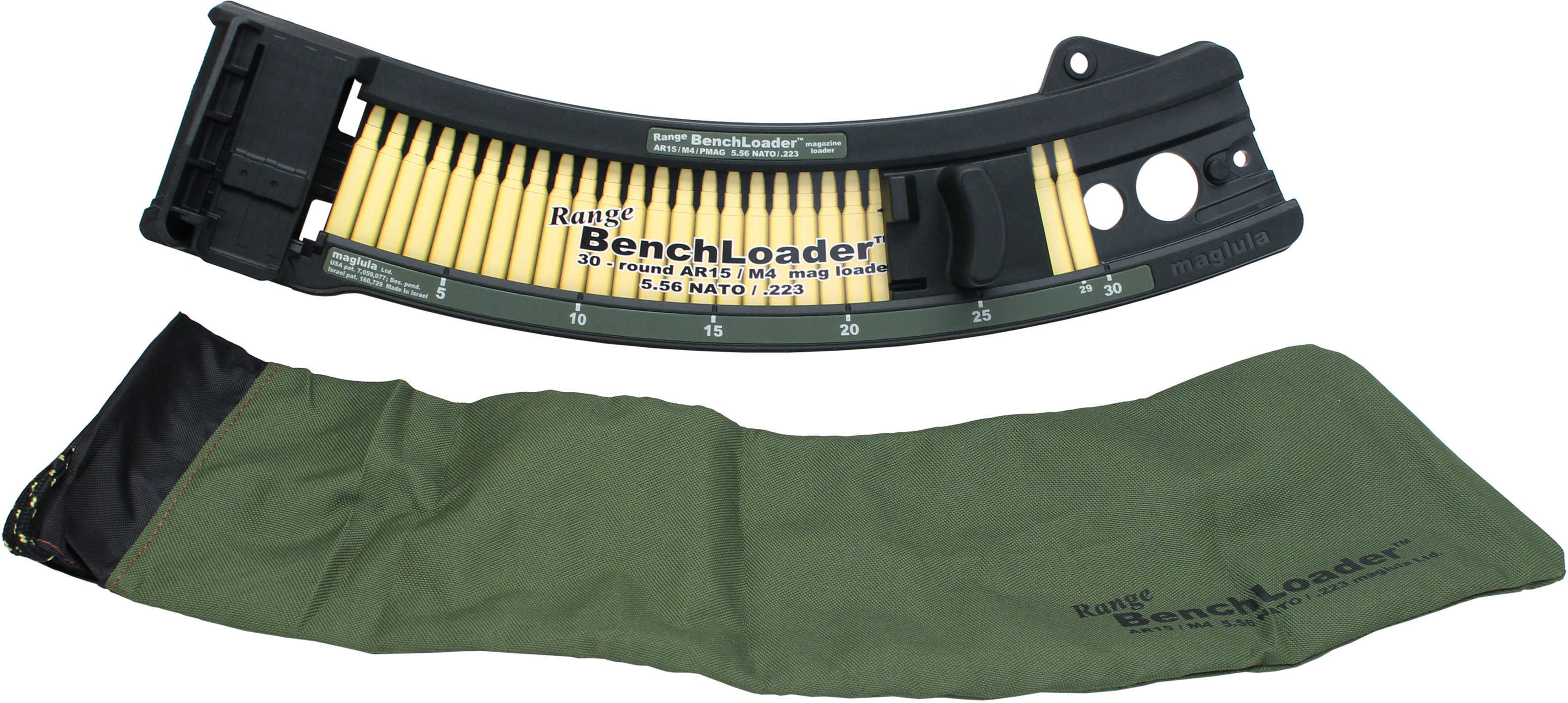 Maglula ltd. Mag Loader/UnLoader Range BenchLoader 223 Rem 5.56 NATO 30 Rounds Black AR-15 Bl71B