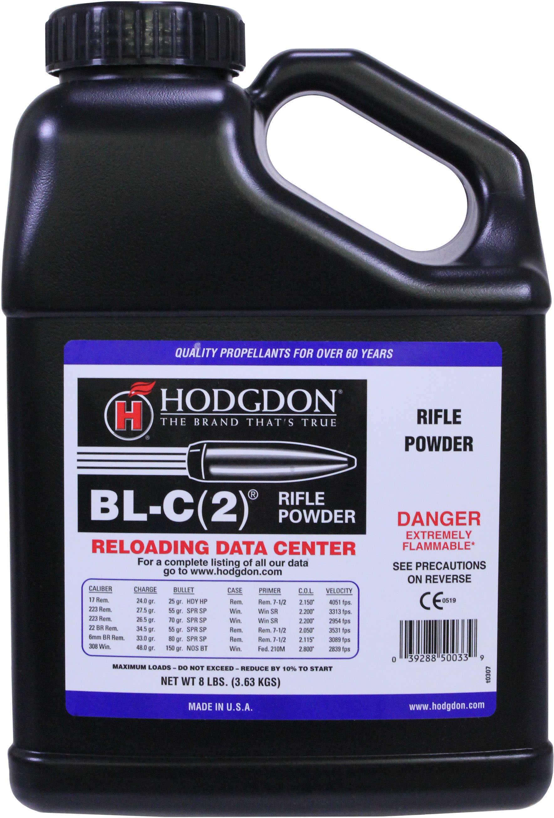 Hodgdon Powder BL-C (2) 8 Lb