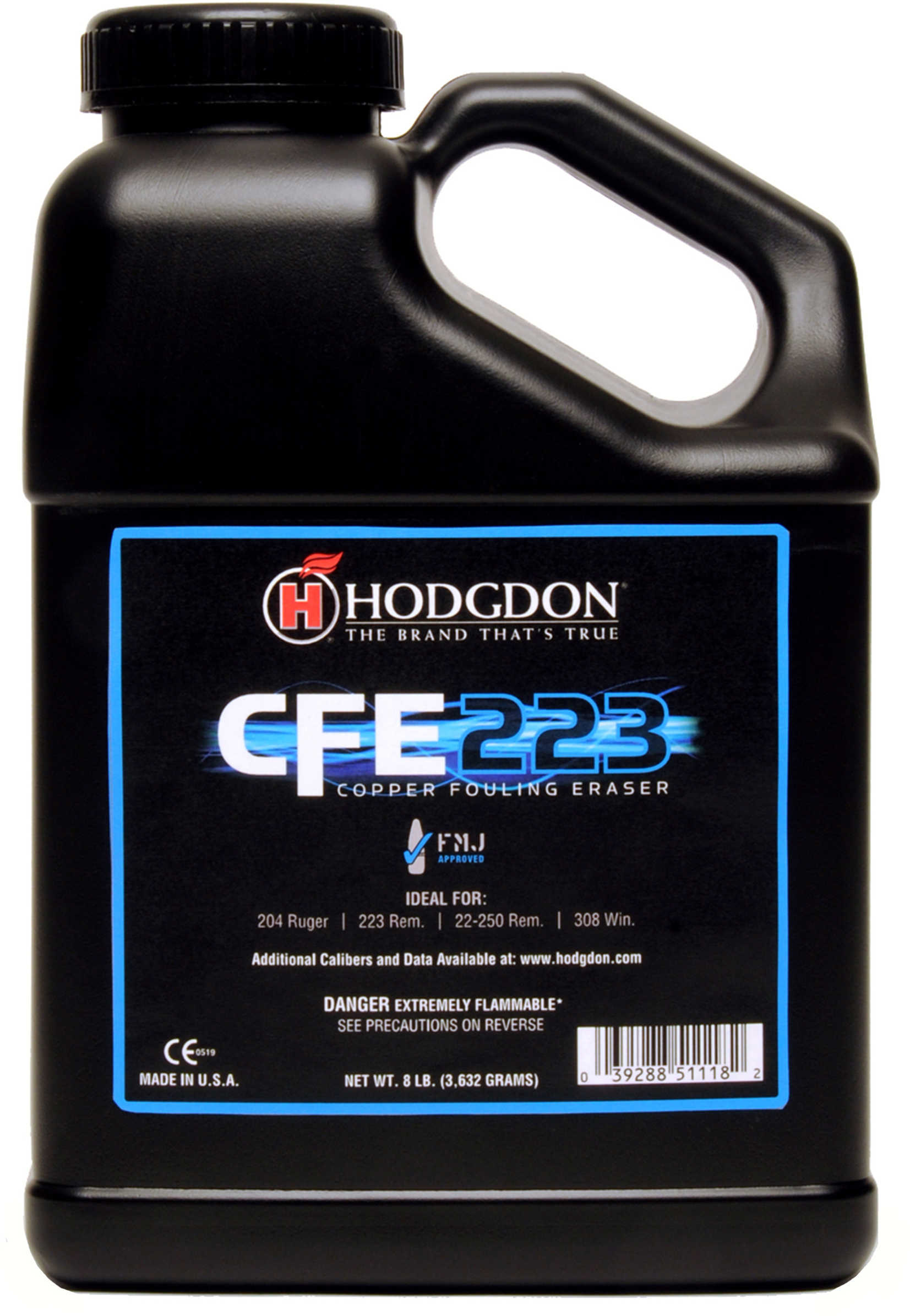 Hodgdon Powder CFE223 Smokeless 8 Lbs.