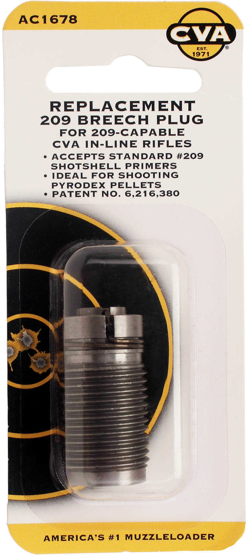 CVA Replacement Breech Plug 209 Inline Shotgun Primer AC1678-img-1