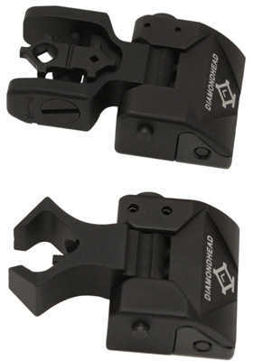 Diamondhead Micro-D Sight Set Front & Rear Flip-Up Black