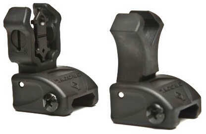 Diamondhead Polymer Sight Set Front And Rear Flip-Up Black