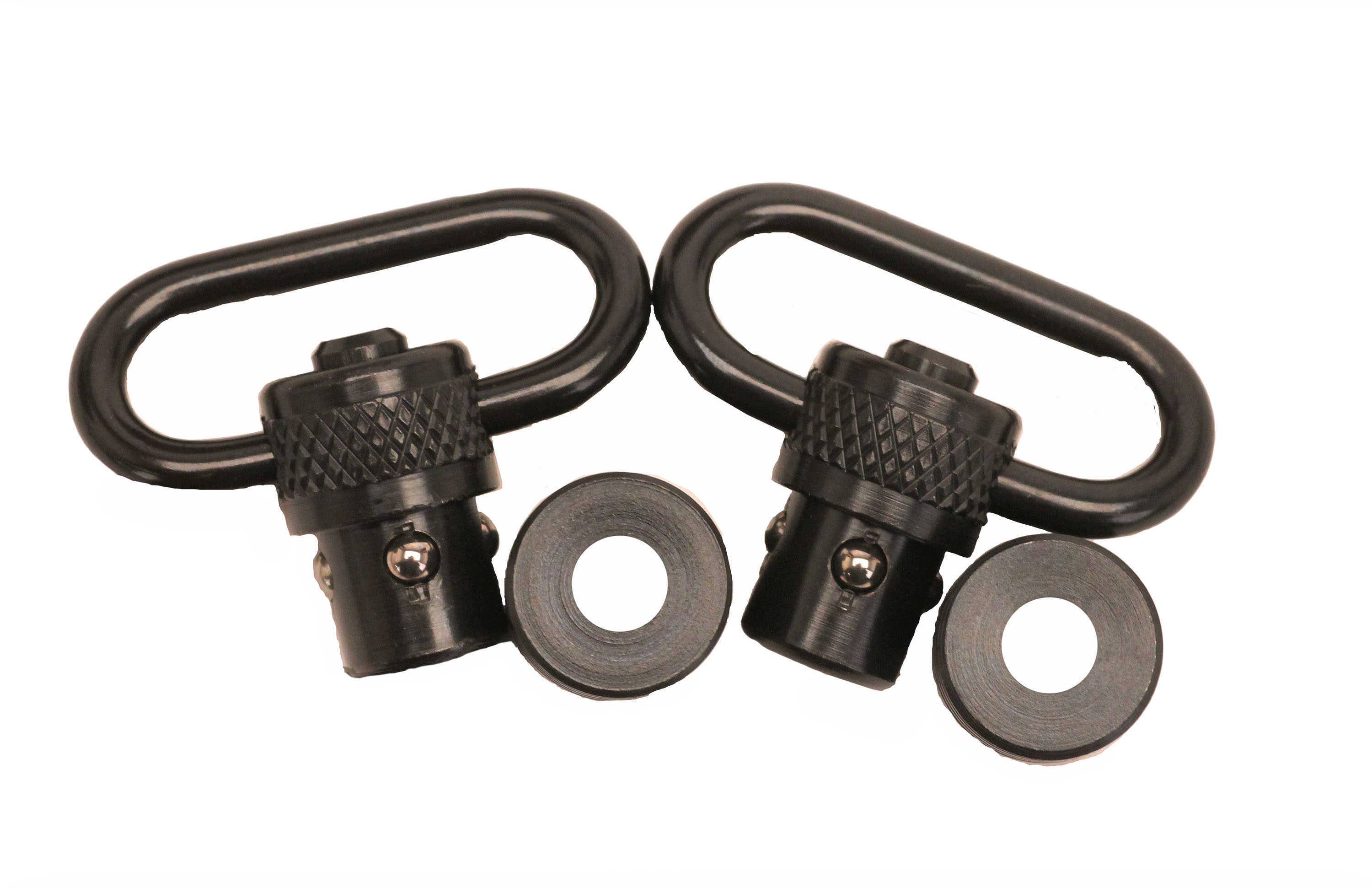 Grovtec USA Inc. Push Button Swivel Set Black 1" 2-Pack