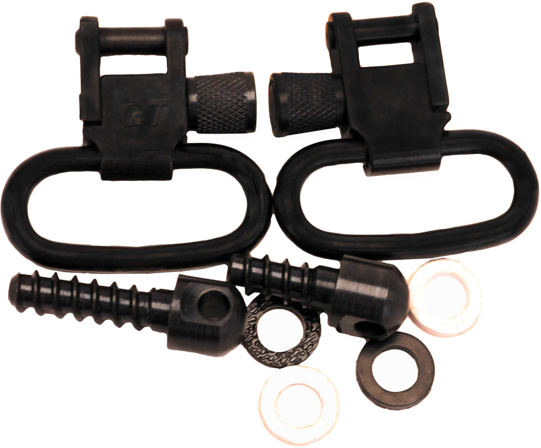 Grovtec USA Inc. Swivel Set With Two Wood Screw & Spacers Black