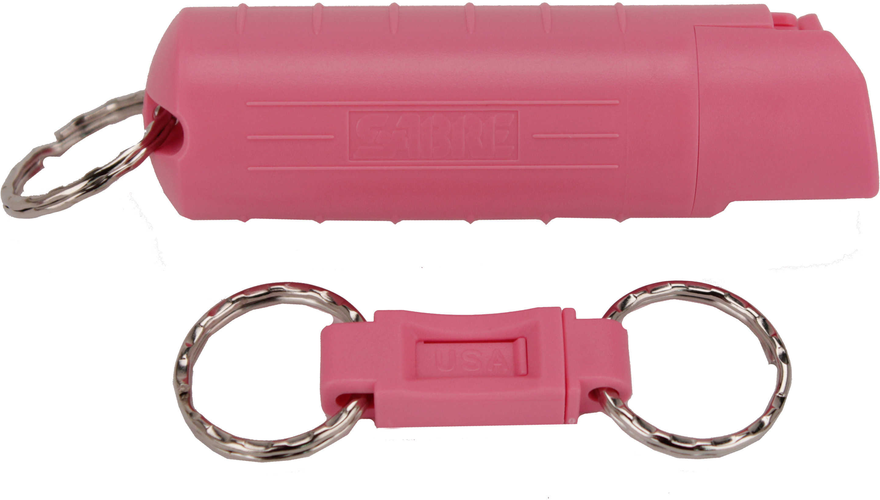 Sabre Red Pepper Spray 1/2 Oz Pink with Quick Release Key Ring National Breast Cancer Foundation HCNBCF01