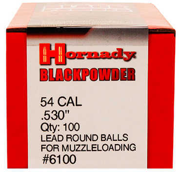 Hornady Lead Balls .530 (54 Caliber) Per 100 6100