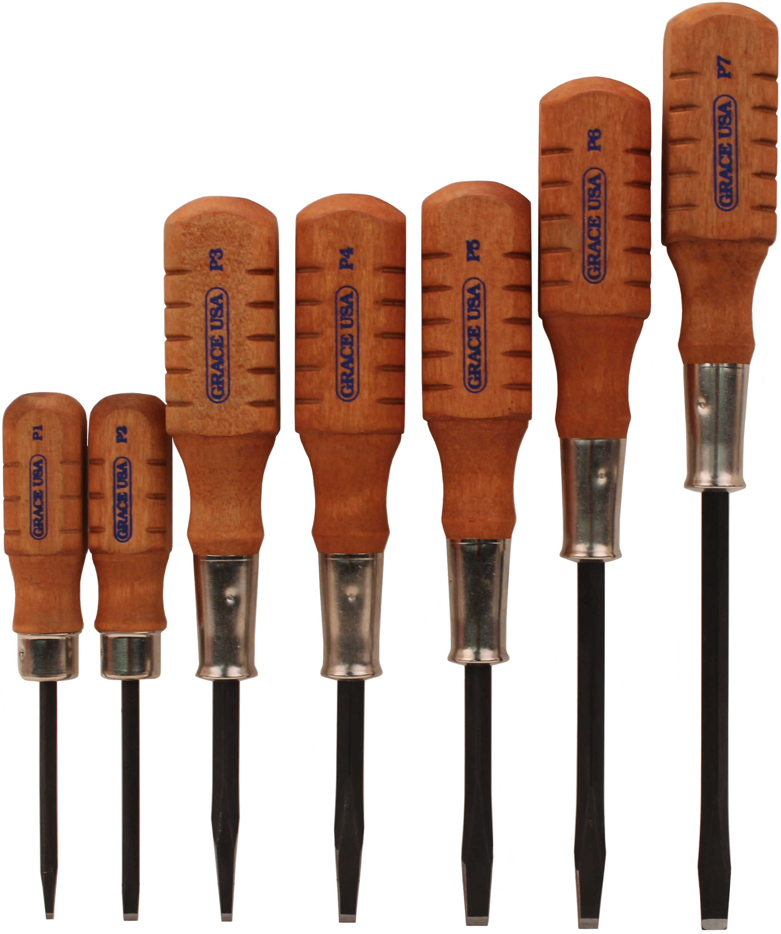 Grace USA Tools Screwdriver Set Guncare, 7 Pieces Md: GRHG7