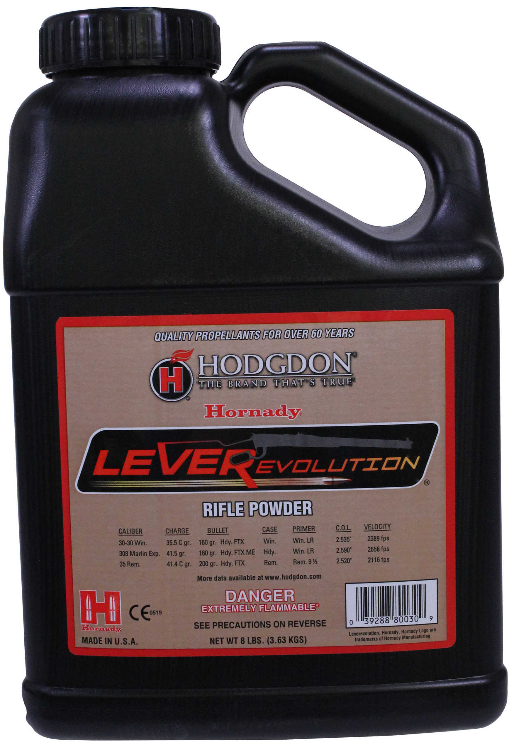 Hodgdon Powder Leverevolution 8Lb