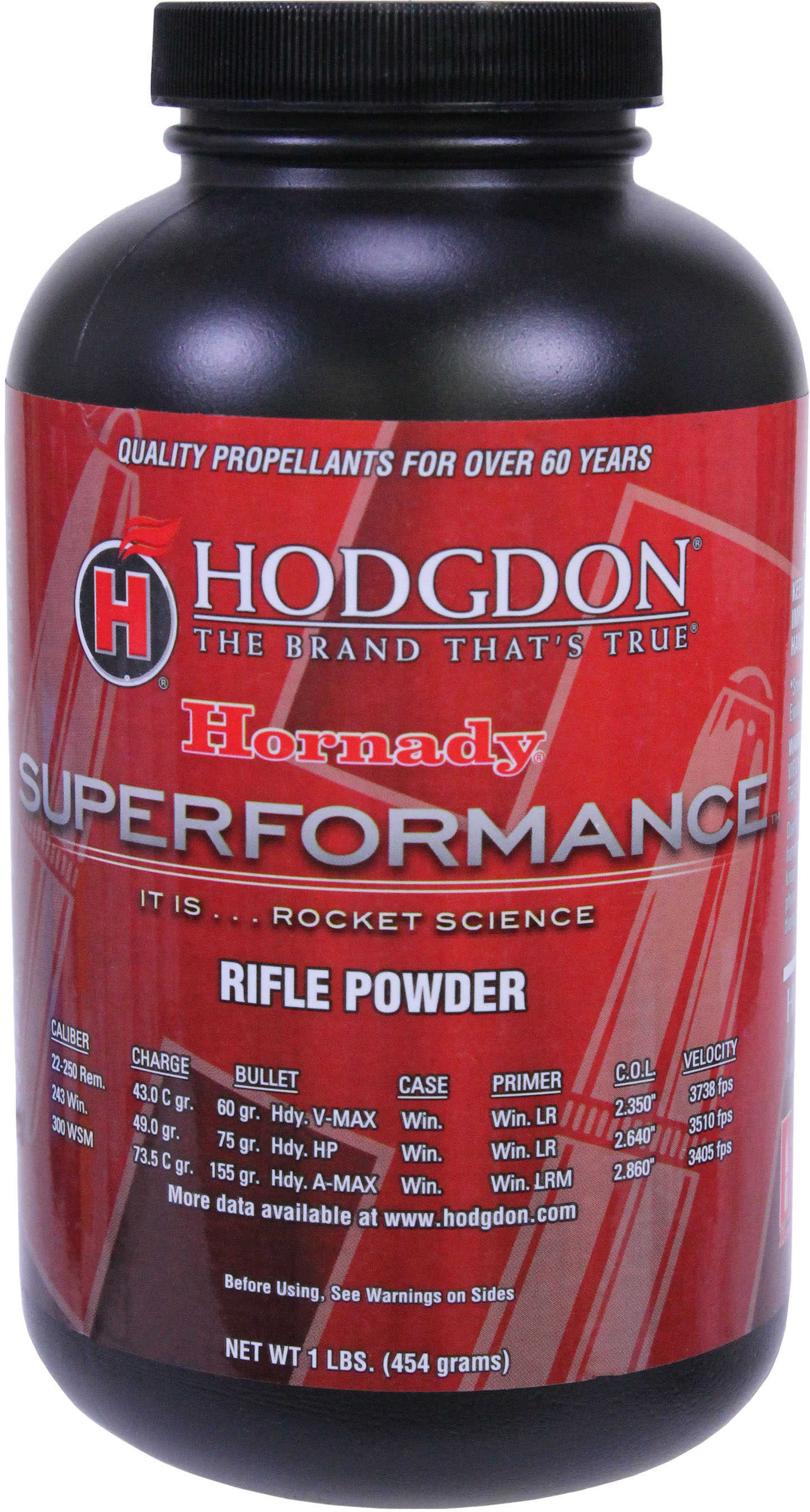 Hodgdon Powder Superformance 1 Lb