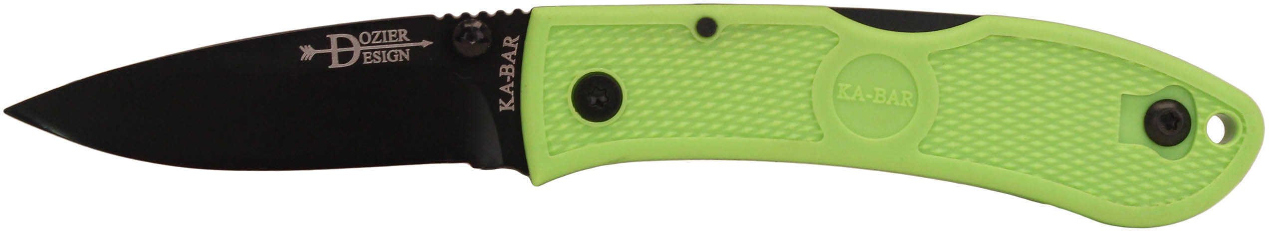 Ka-Bar Dozier Folders Small, Zombie Green 0-4072ZG-6