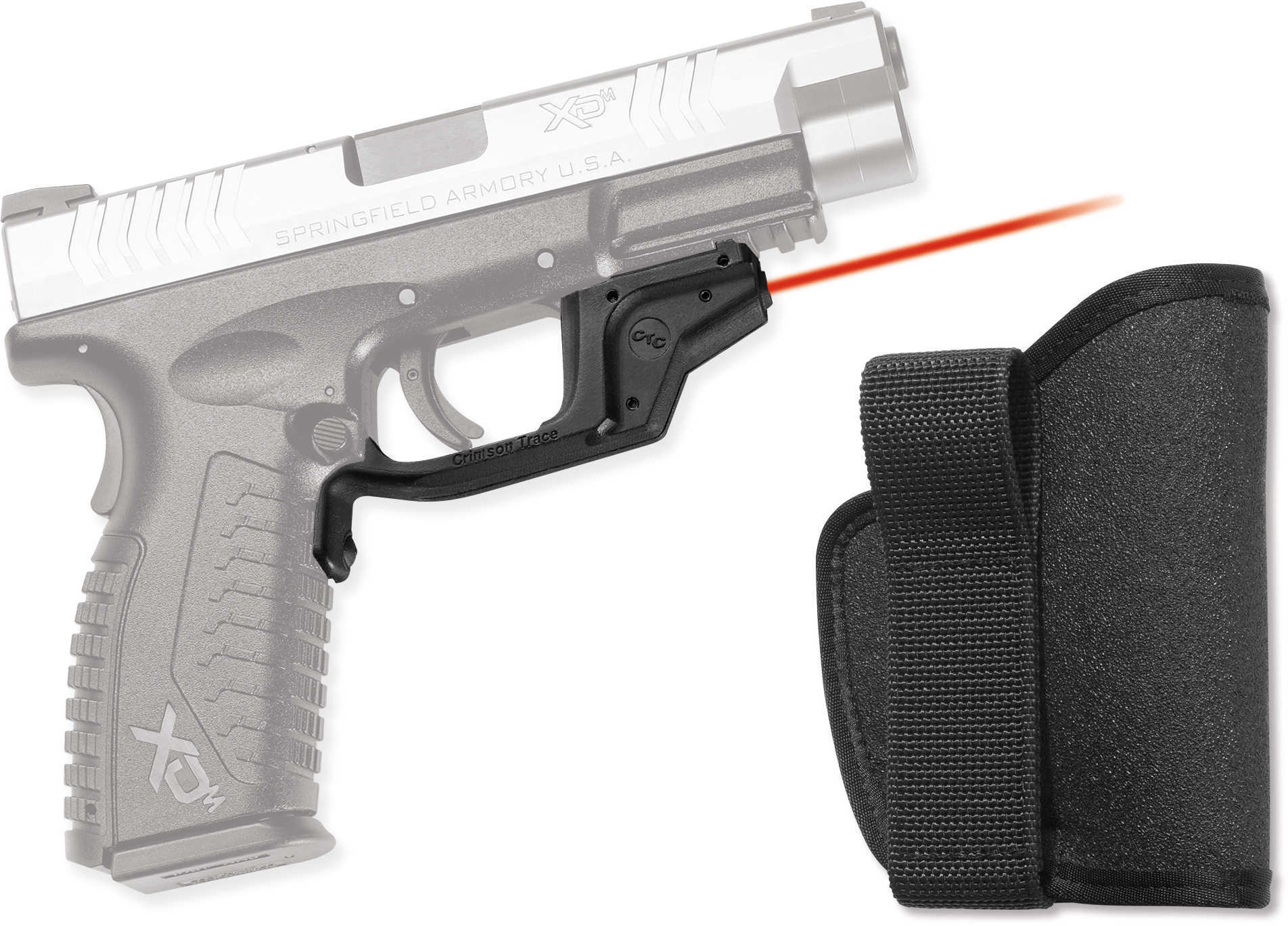 Crimson Trace Springfield Armory XD,XDM, Overmold, Front Activation LG-448H