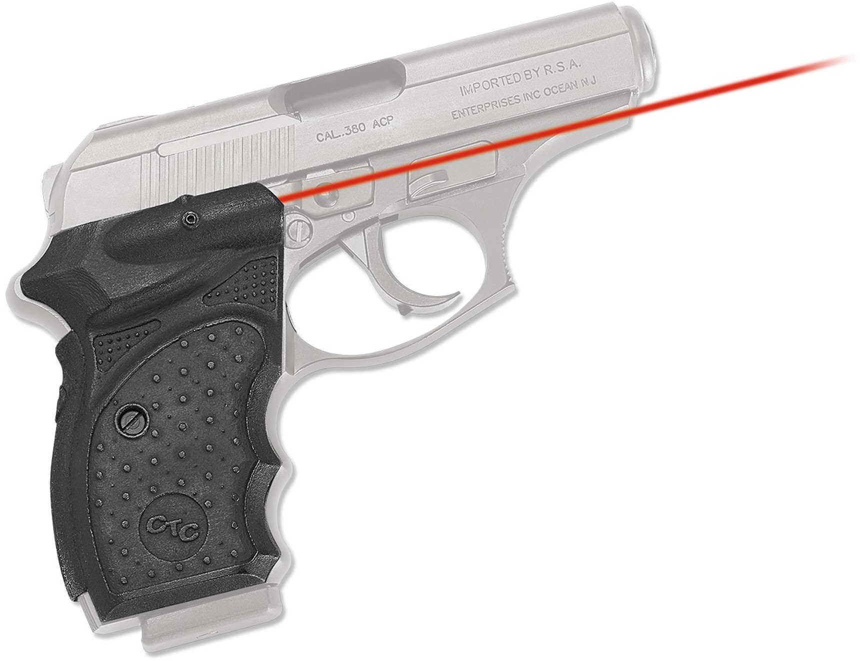 Crimson Trace Corporation Lasergrips Bersa 380CC Black User Installed Battery Lg-646