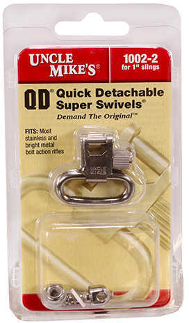 Uncle Mikes Swivels QD 115 1" Nickel Plated 10022
