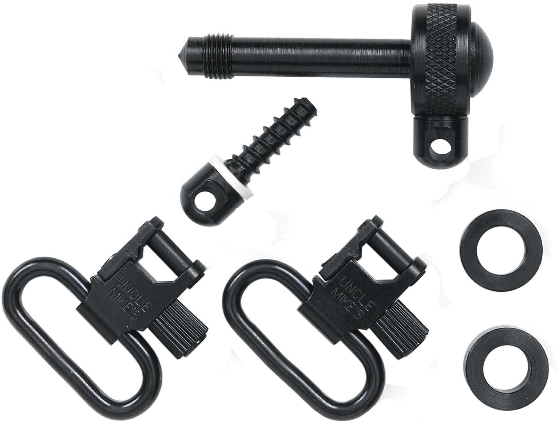 Uncle Mike's QD 115 Swivel 1" Fits 7400 & Four Black 1171-2