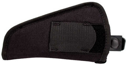 Uncle Mike's Cordura Hip Holster Ambidextrous Black 4" 4" Medium & Large Frame Double-Action Revolvers 7002-0