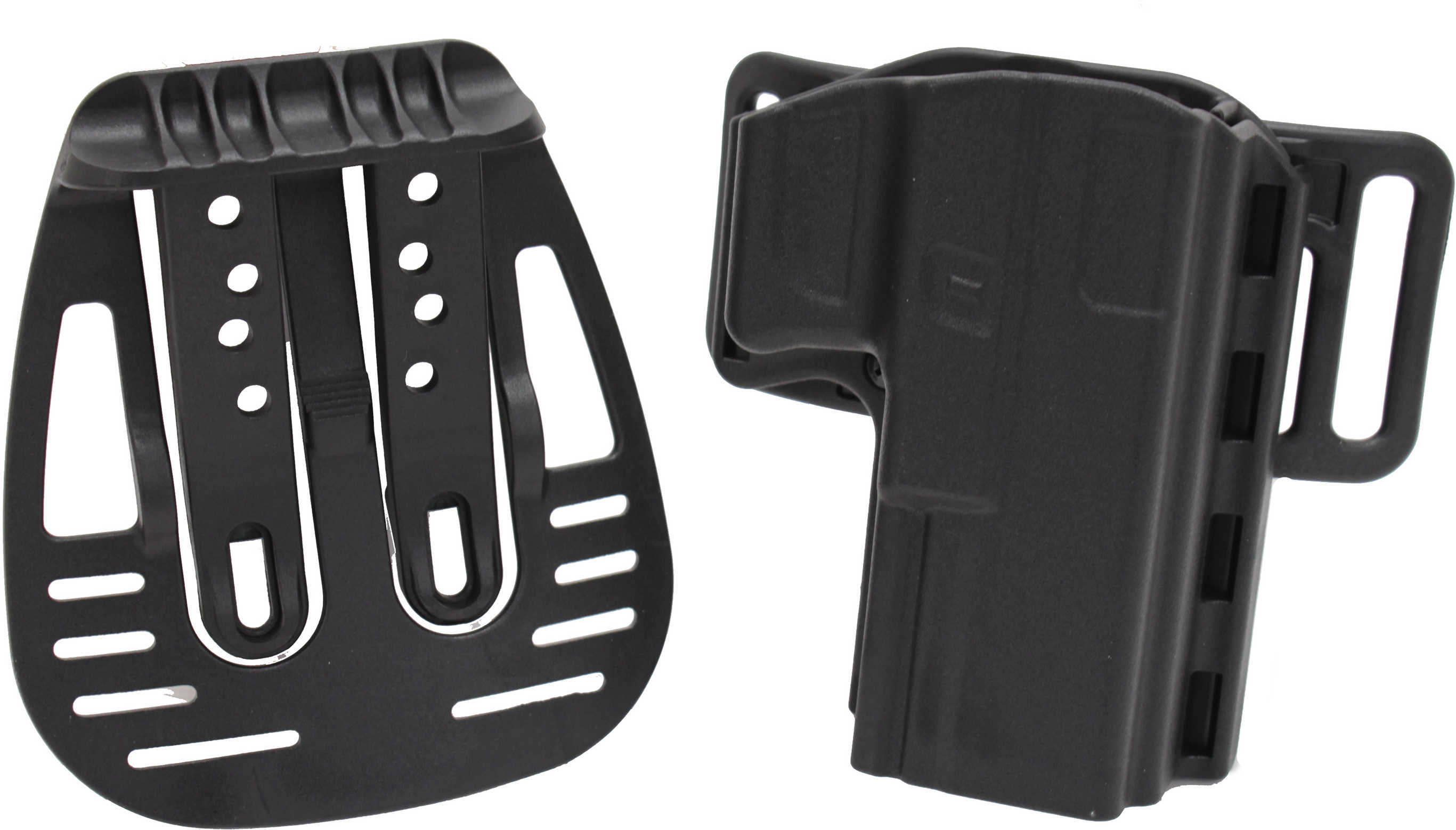Uncle Mike's Reflex Holster Fits Glock 17 19 22 23 24 26 27 31 32 33 34 35 37 38 39 Right Hand Black 74211