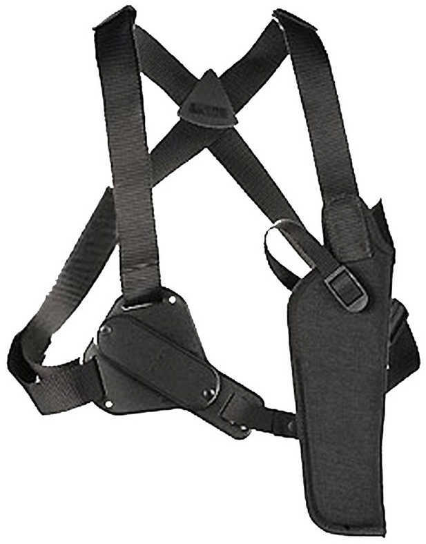 Uncle Mikes Sidekick Vertical Shoulder Holster Cordura Black Size 0, Right Hand 83001