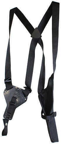 Uncle Mikes Sidekick Vertical Shoulder Holster Cordura Black Size 5, Right Hand 83051