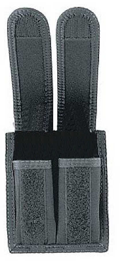 Uncle Mikes Cordura Magazine Case Universal Double Pistol -Velcro Black 88291