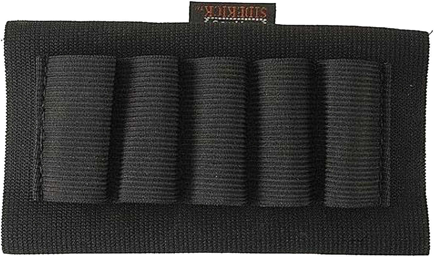 Uncle Mikes MICHAELS Shotgun Buttstock Shell Carrier 5-Loop Black