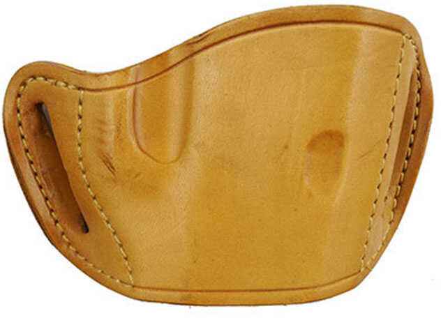 Bulldog Cases MLTL Belt Slide Large Automatic Handgun Holster Right Leather Tan