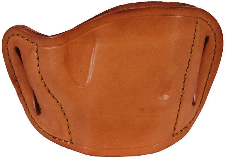 Bulldog Cases Belt Slide Automatic Handgun Holster Right Medium Leather Tan