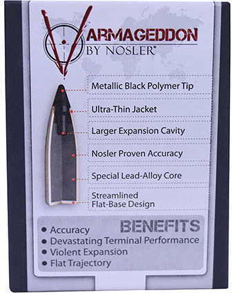 Nosler Varmageddon Bullets 22 Caliber 40 Grains FB Tipped/100 17230