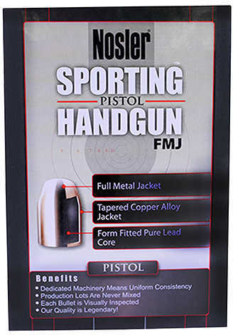 45 Caliber 230gr FMJ - Sporting Handgun Pistol Bullet (250ct)