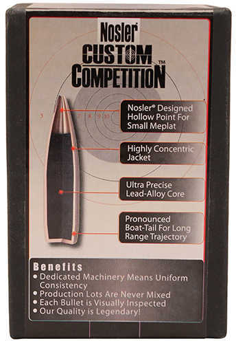 Nosler 30 Caliber 168 Grains HPBT J4 Competition (Per 100) 53164