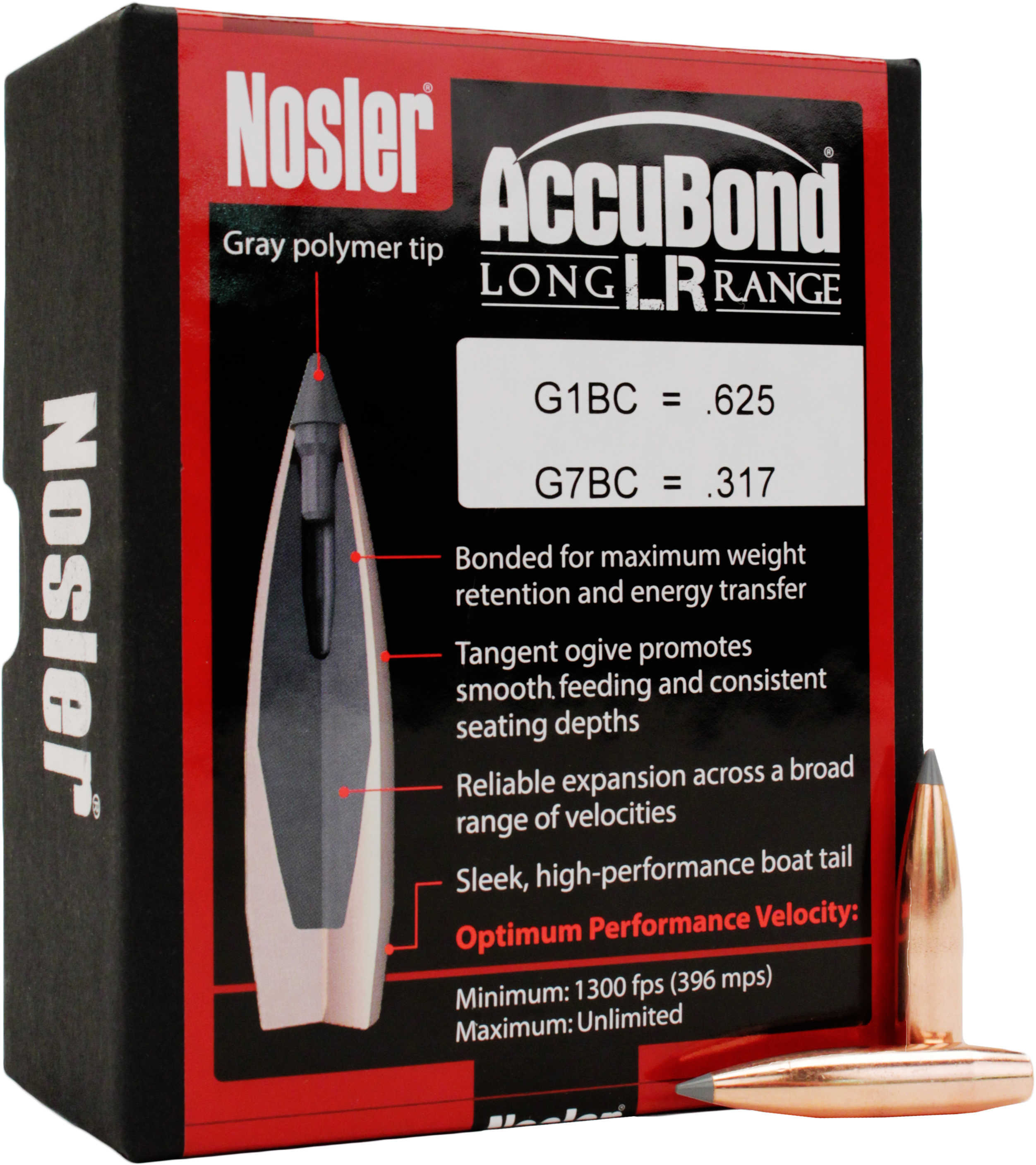 Nosler Accubond LR 270 Caliber 150 Grains Bullets 100CT