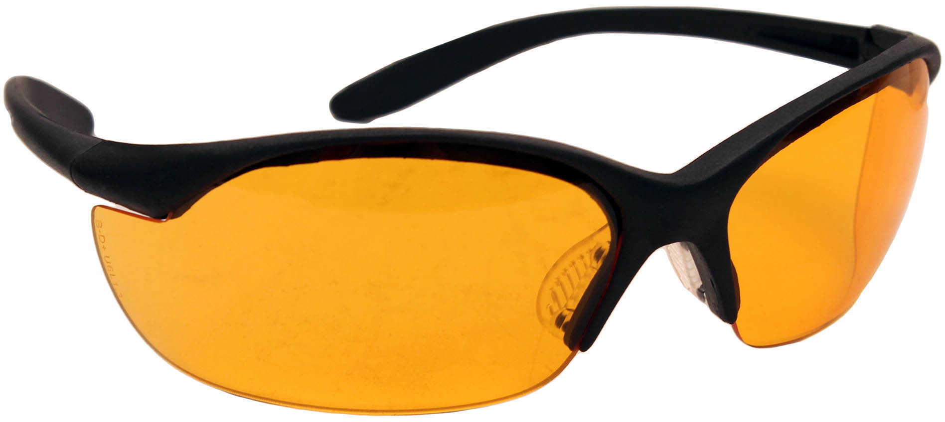 Howard Leight Industries Vapor II EYEWEAR Black Frame Orange Lens