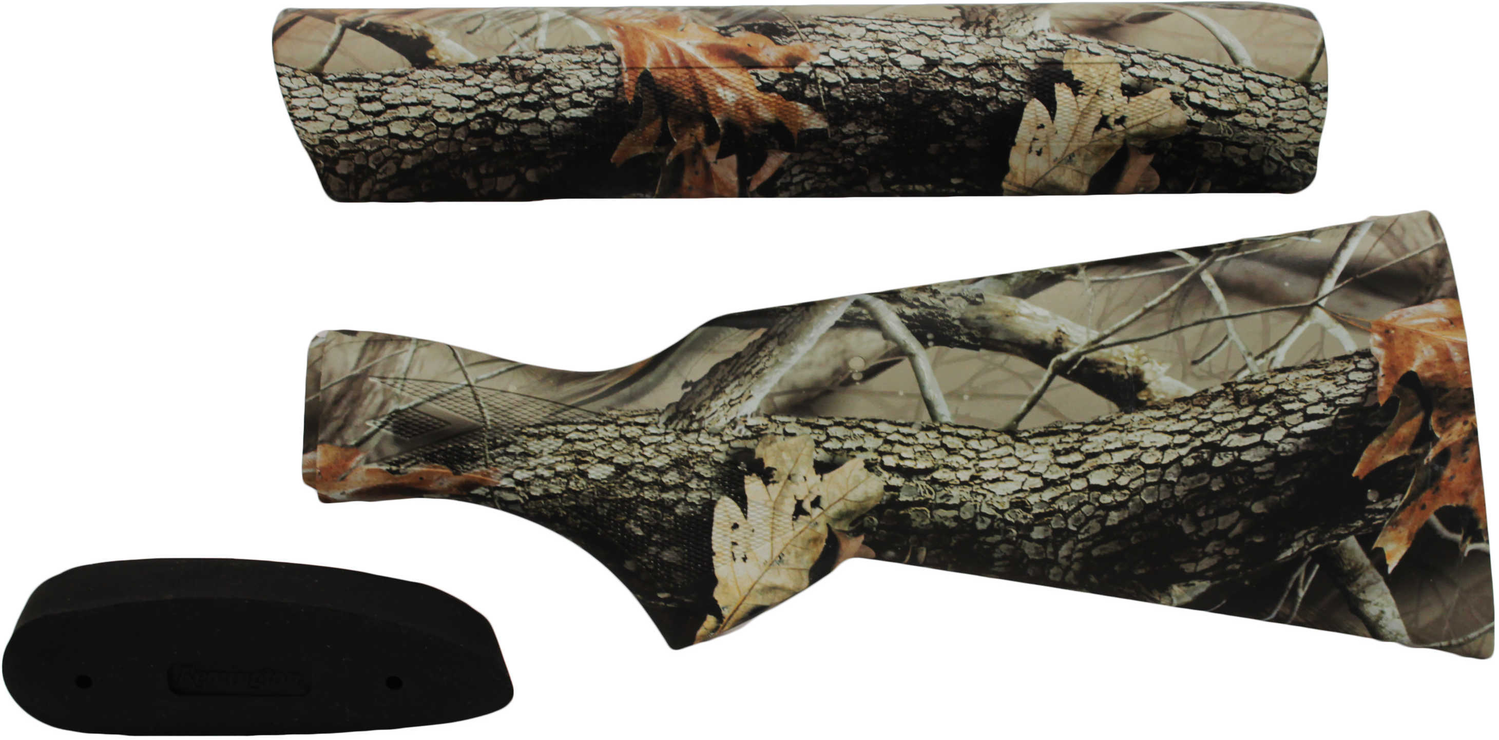 Remington 1100, 11-87 12 Gauge Stock & Fore-End Realtree Hardwood Camo Synthetic with Supercell Recoil Pad.