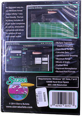Sierra Infinity ExtBallistic V7CD Software Md: 0701