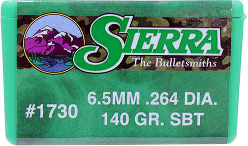 Sierra 6.5mm/264 Caliber 140 Grains SBT (Per 100) 1730